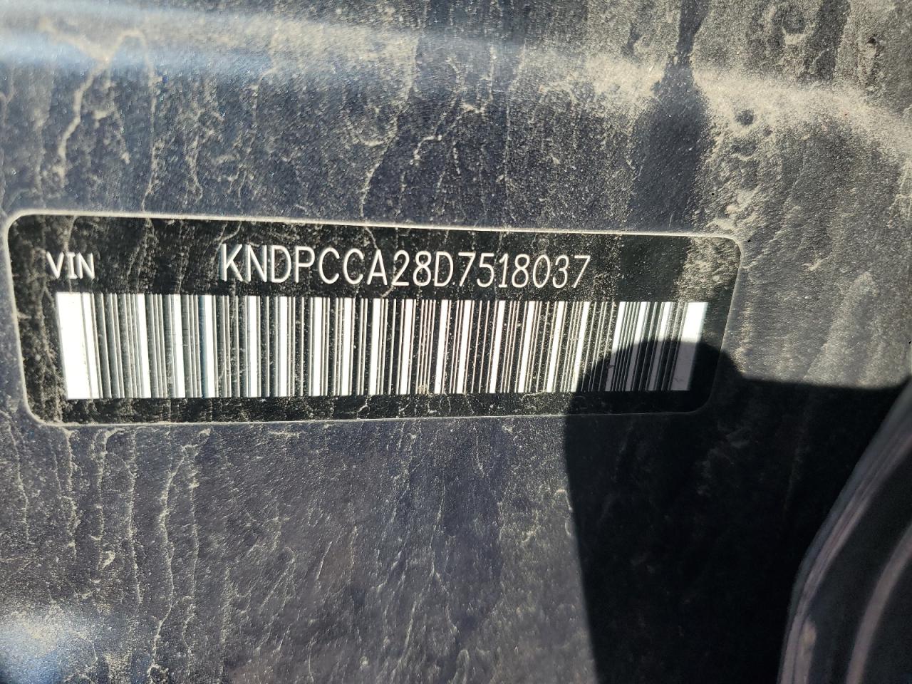 2013 Kia Sportage Ex VIN: KNDPCCA28D7518037 Lot: 81789115