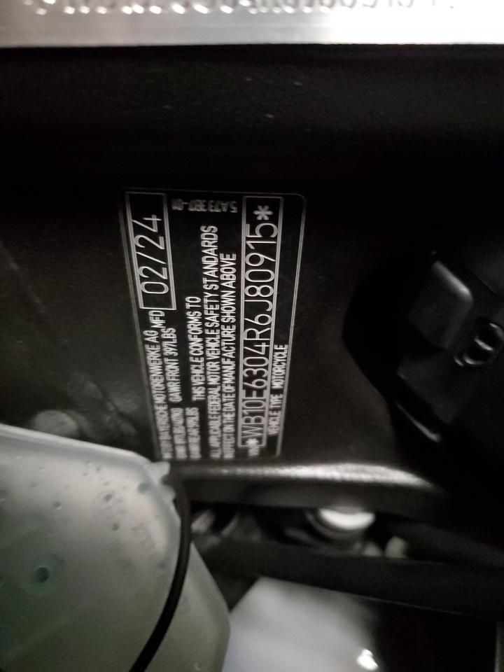 2024 BMW S 1000 Rr VIN: WB10E6304R6J80915 Lot: 71064375