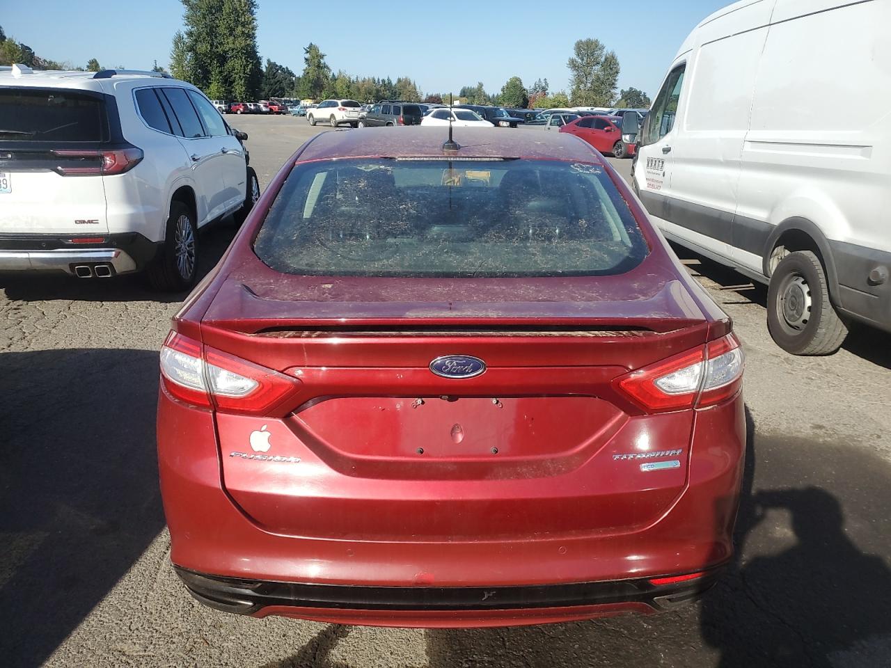 2014 Ford Fusion Titanium VIN: 3FA6P0K90ER294112 Lot: 81065855