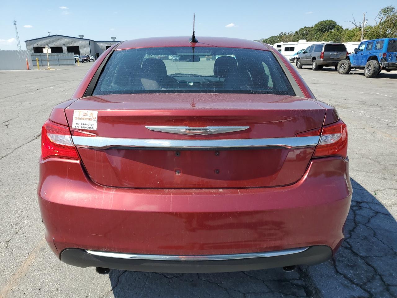 2012 Chrysler 200 Touring VIN: 1C3CCBBG8CN297332 Lot: 81046595