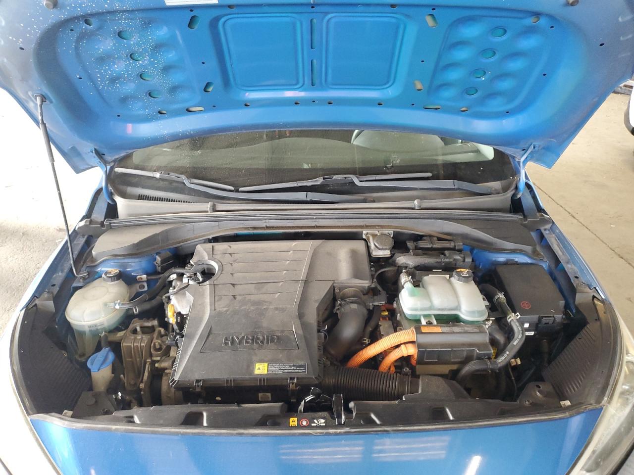 2017 Hyundai Ioniq Blue VIN: KMHC65LC2HU056486 Lot: 80168395