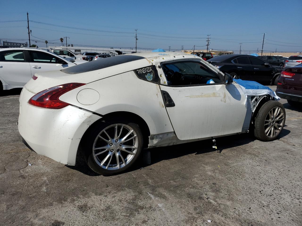 2013 Nissan 370Z Base white coupe gas JN1AZ4EH9DM381266 photo #4