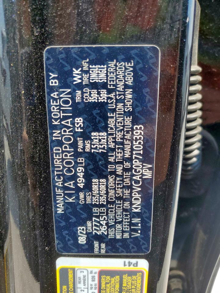 2023 Kia Sportage Ex VIN: KNDPVCAG0P7105393 Lot: 80067595