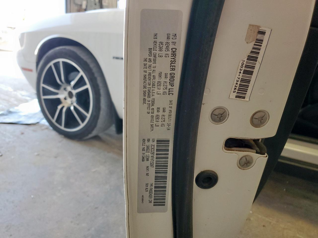 2015 Dodge Challenger Sxt Plus VIN: 2C3CDZBT4FH715207 Lot: 80200855