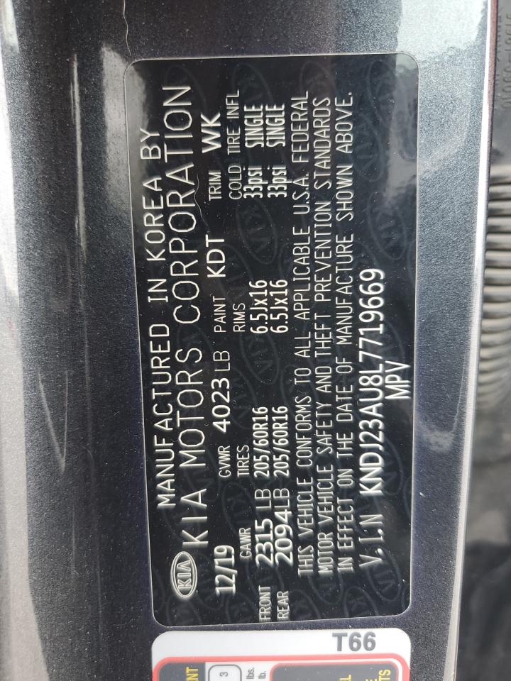 2020 Kia Soul Lx VIN: KNDJ23AU8L7719669 Lot: 82064245