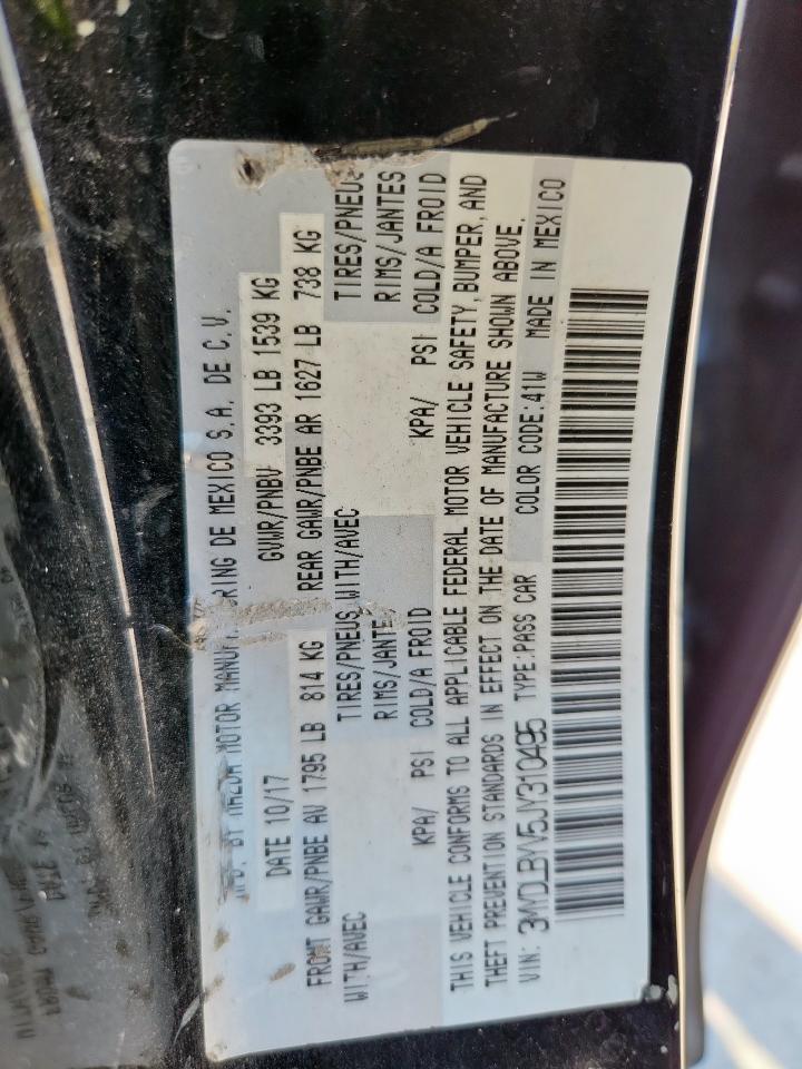 2018 Toyota Yaris Ia VIN: 3MYDLBYV5JY310495 Lot: 80272685