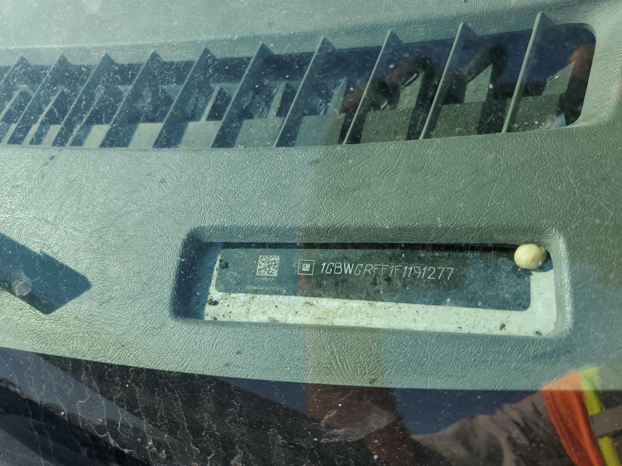 2015 Chevrolet Express G2500 Lt VIN: 1GBWGRFF1F1191277 Lot: 81429285