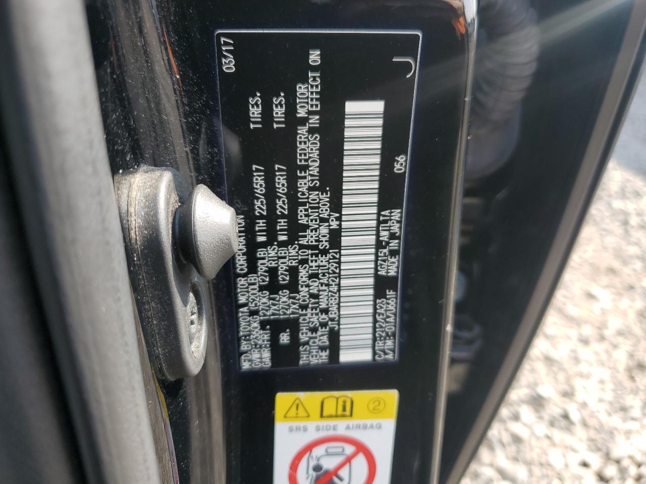 2017 Lexus Nx 200T Base VIN: JTJBARBZ4H2129121 Lot: 82090355