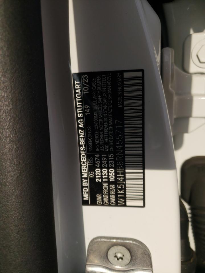 2024 Mercedes-Benz Cla 250 4Matic VIN: W1K5J4HB8RN455717 Lot: 80317435