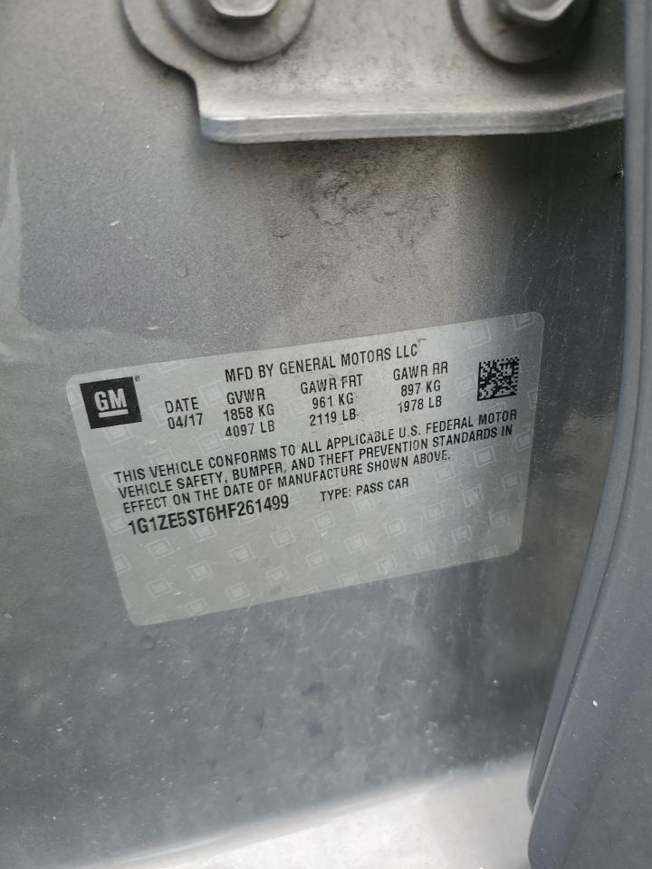 2017 Chevrolet Malibu Lt VIN: 1G1ZE5ST6HF261499 Lot: 81145515