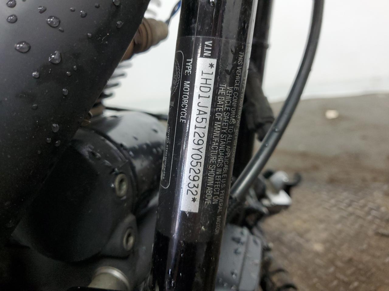 2009 Harley-Davidson Fxstb VIN: 1HD1JA5129Y052932 Lot: 71217095