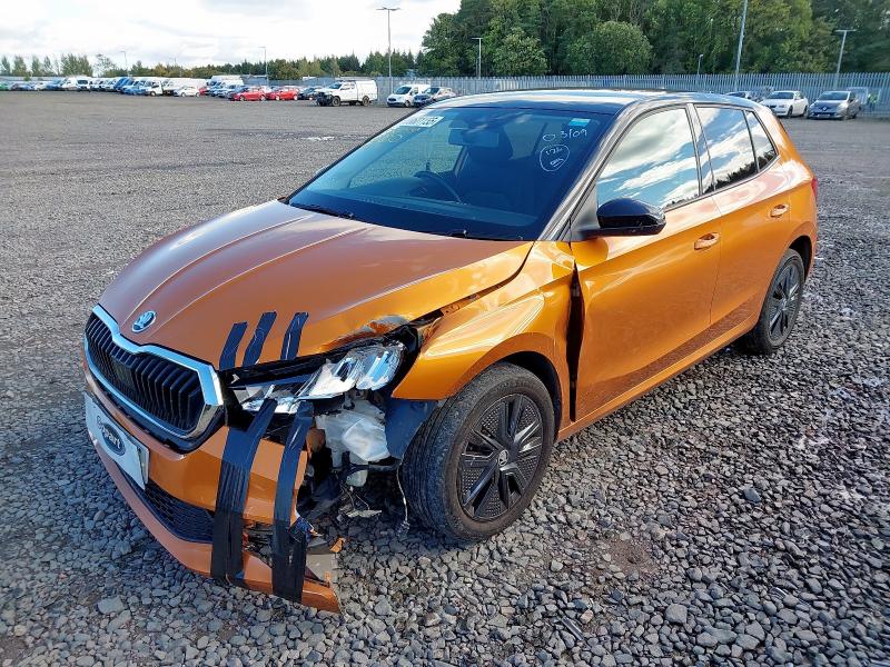 2022 SKODA FABIA COLOUR EDITION MPI  for sale at Copart EAST KILBRIDE