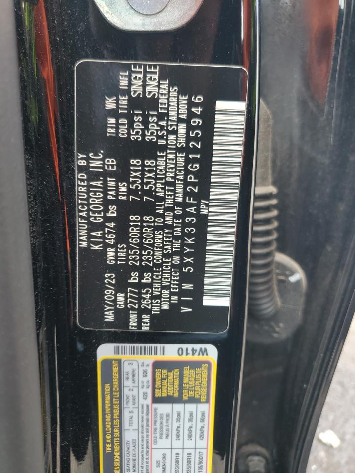 2023 Kia Sportage Ex VIN: 5XYK33AF2PG125946 Lot: 80886355