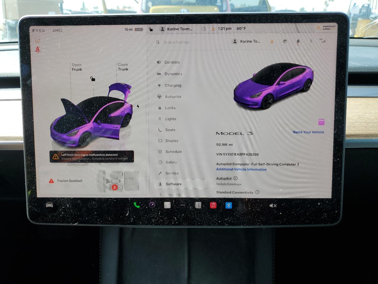 2023 Tesla Model 3 VIN: 5YJ3E1EA8PF428299 Lot: 84181755