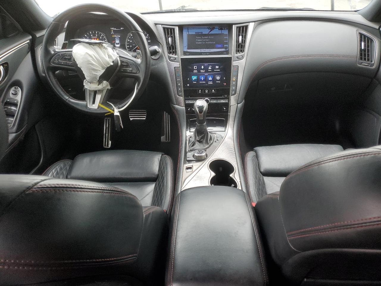 2019 Infiniti Q50 Red Sport 400 VIN: JN1FV7APXKM760662 Lot: 80225485