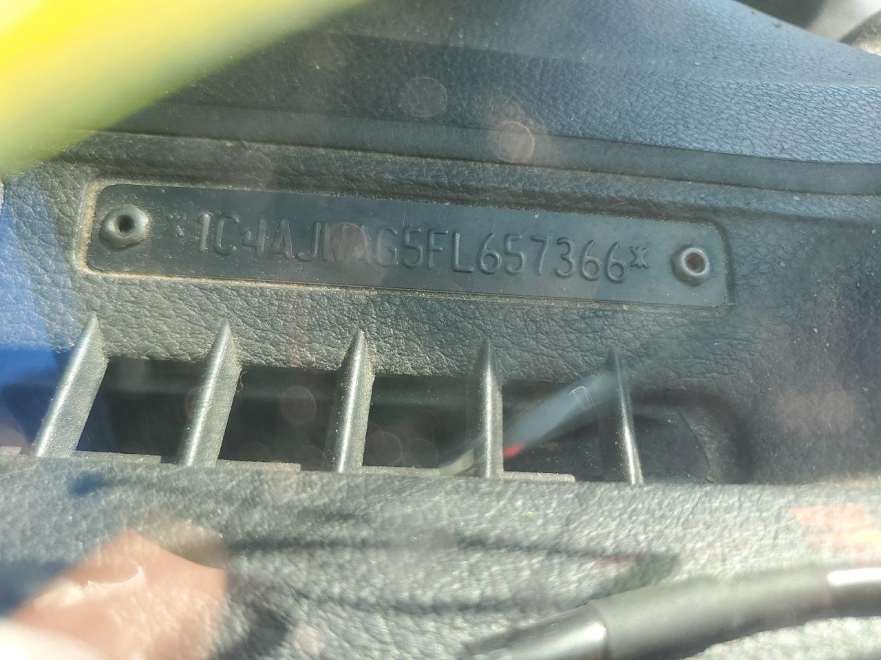 2015 Jeep Wrangler Sport VIN: 1C4AJWAG5FL657366 Lot: 71177455