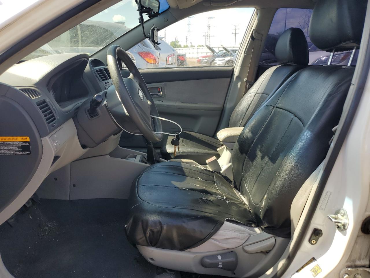 2007 Kia Spectra Ex VIN: KNAFE121875487496 Lot: 71214655