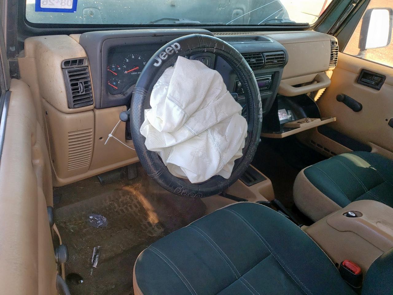 2002 Jeep Wrangler / Tj Sahara VIN: 1J4FA59S52P748031 Lot: 72028895