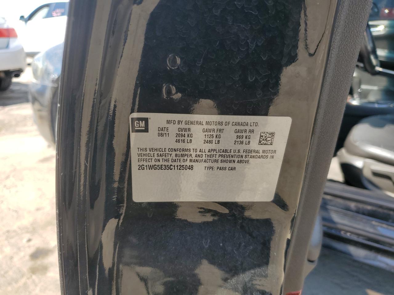 2011 Chevrolet Impala Lt VIN: 2G1WB5EK2B1328905 Lot: 70552725