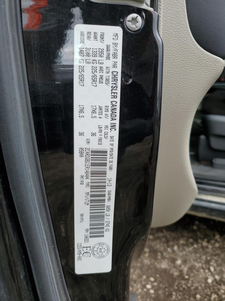 2014 Dodge Grand Caravan Se VIN: 2C4RDGBG1ER146404 Lot: 83961445