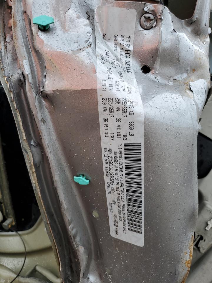 2016 Chrysler Town & Country Touring VIN: 2C4RC1BG1GR305215 Lot: 71317955