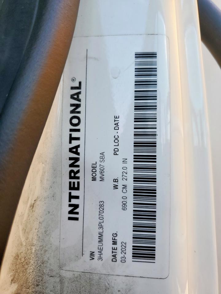 2023 International Mv607 VIN: 3HAEUMML3PL070283 Lot: 81057555