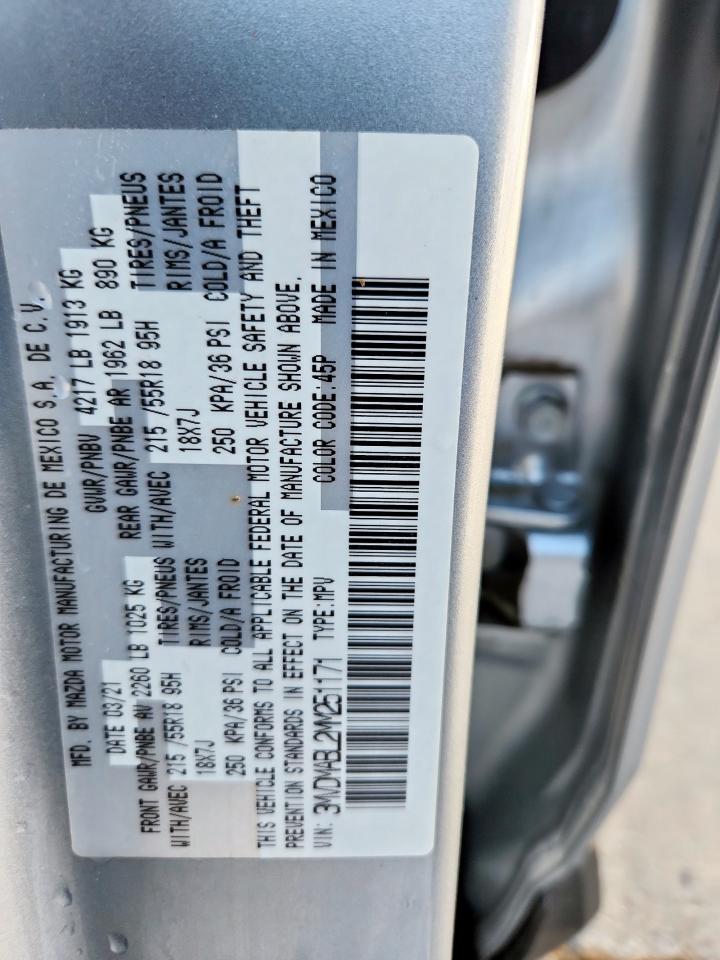 2021 Mazda Cx-30 Select VIN: 3MVDMABL2MM251171 Lot: 84635525