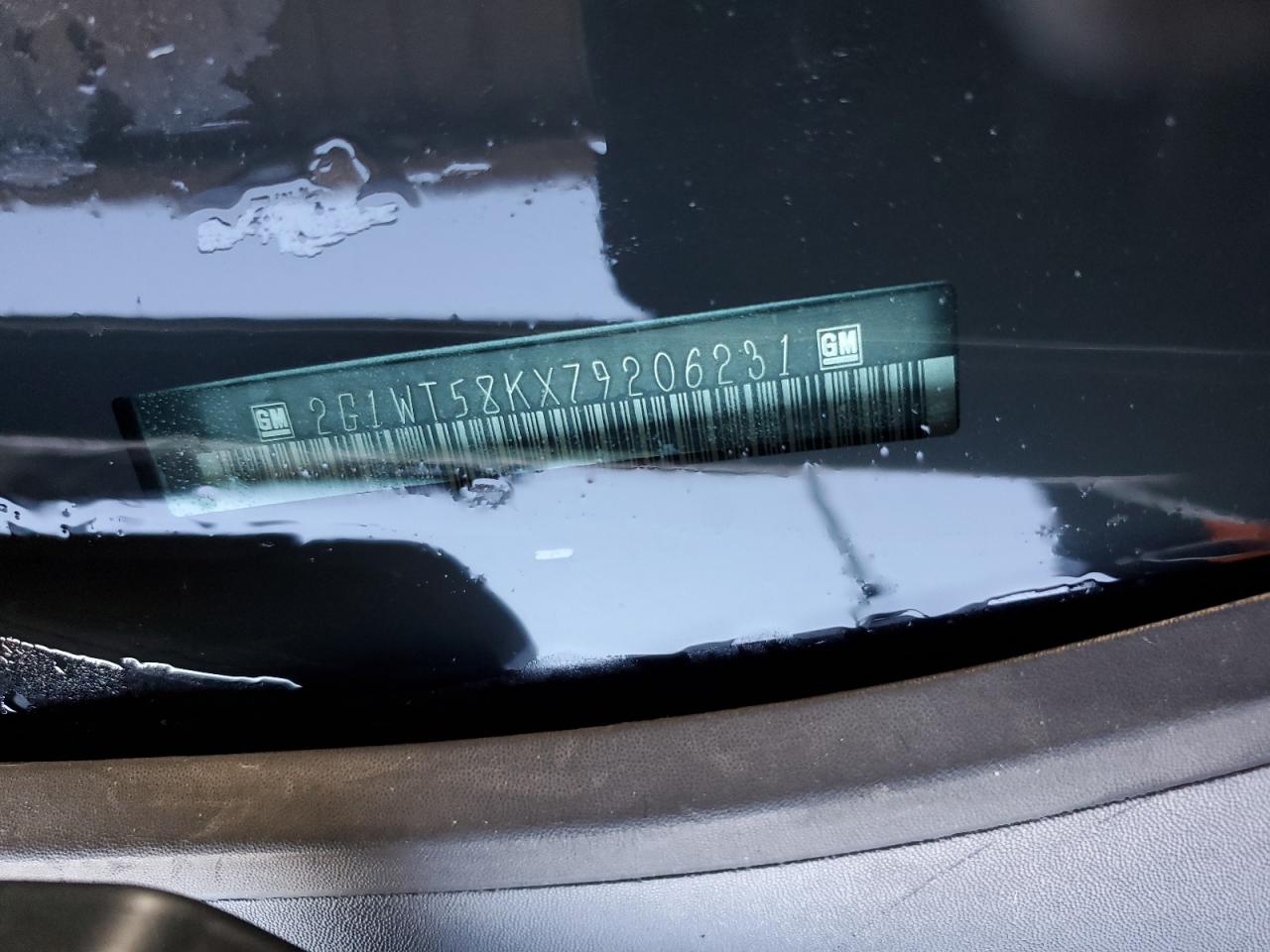 2007 Chevrolet Impala Lt VIN: 2G1WT58KX79206231 Lot: 83780805