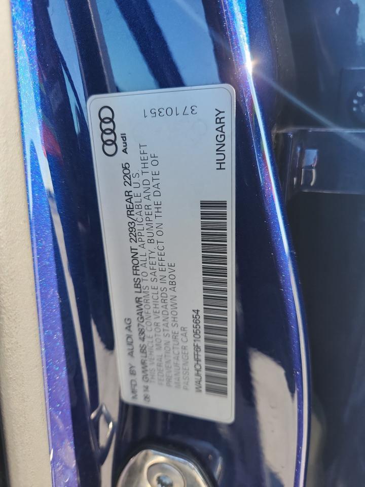 2015 Audi A3 Prestige S-Line VIN: WAUHCHFF6F1055654 Lot: 81632575