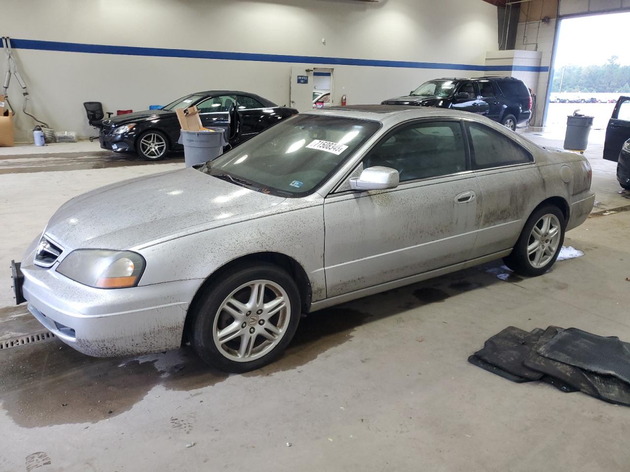 2003 ACURA CL SILVER VIN: 19UYA417X3A006309