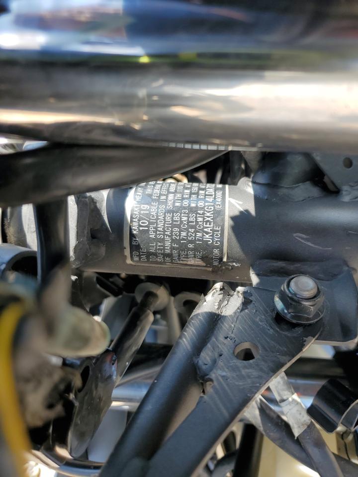 2020 Kawasaki Ex400 VIN: JKAEXKG14LDA70297 Lot: 71490875