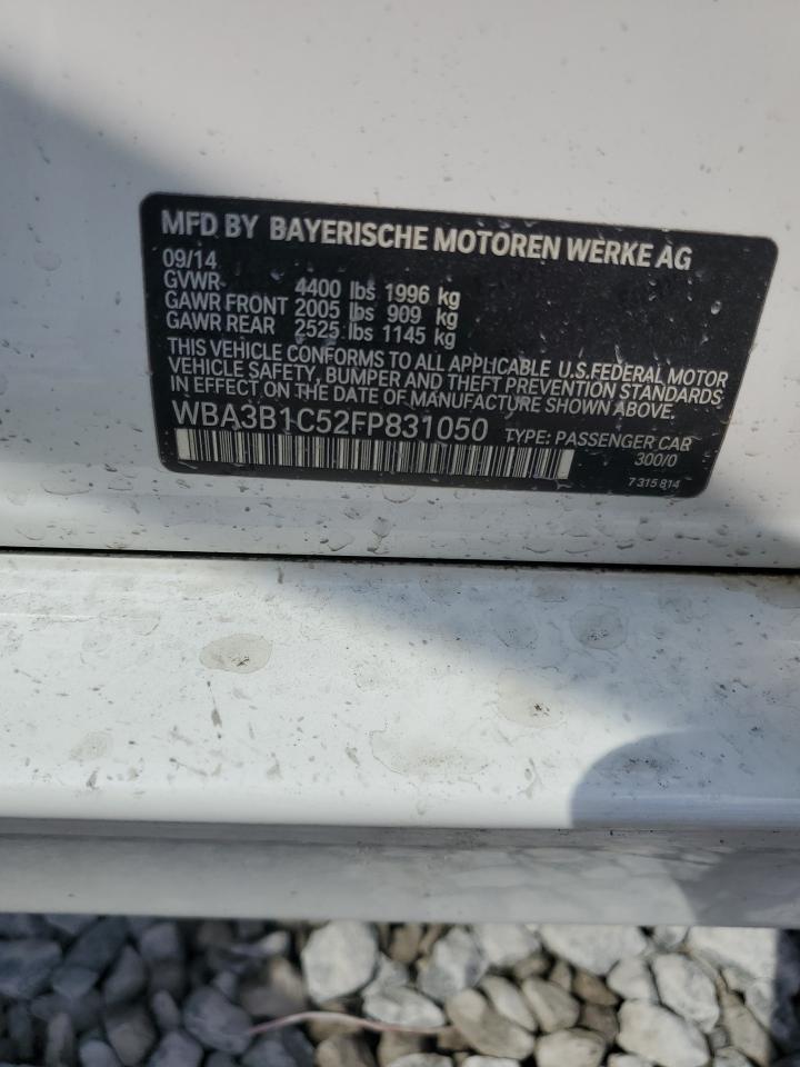 2015 BMW 320 I VIN: WBA3B1C52FP831050 Lot: 81199525