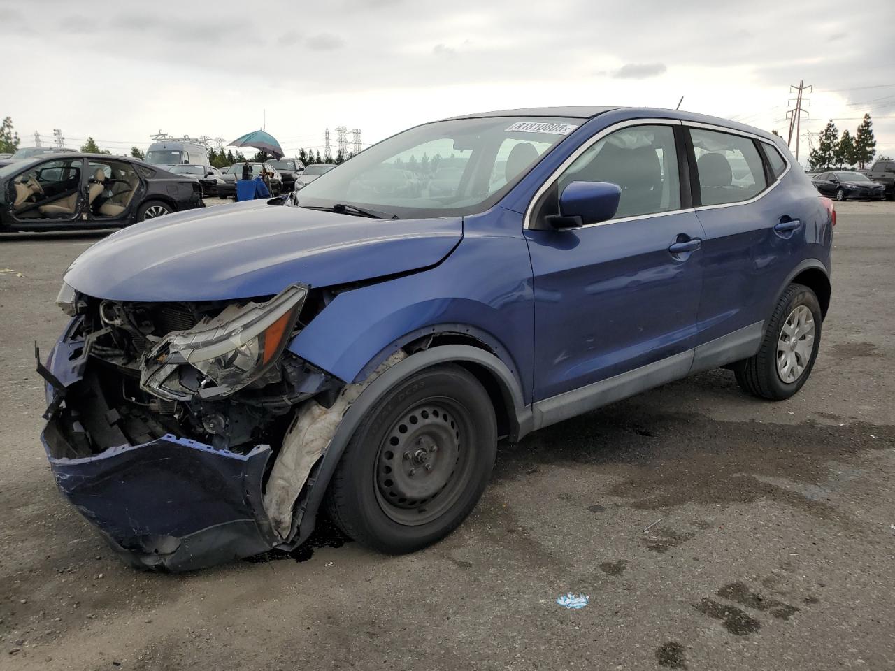 2019 NISSAN ROGUE BLUE VIN: JN1BJ1CP6KW222114