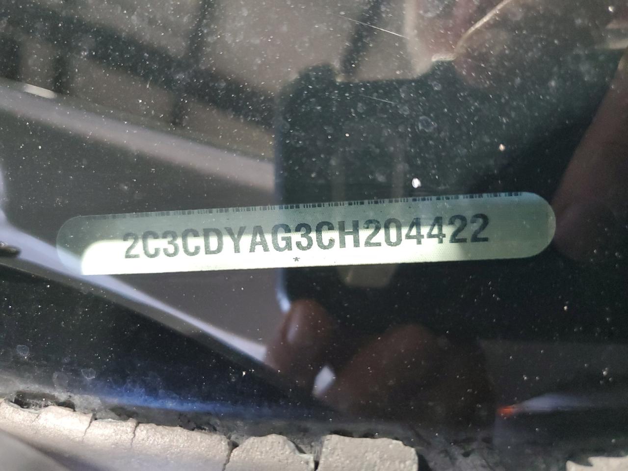 2012 Dodge Challenger Sxt VIN: 2C3CDYAG3CH204422 Lot: 81443885