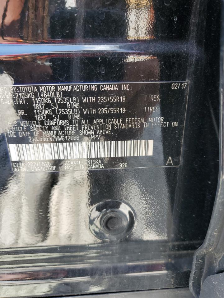 2017 Toyota Rav4 Se VIN: 2T3JFREV7HW612666 Lot: 70921495