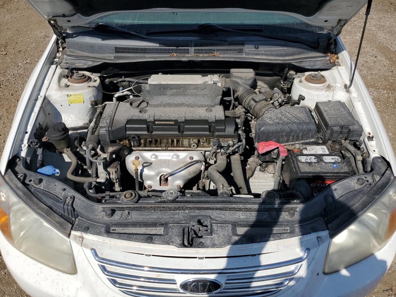 2007 Kia Spectra Ex VIN: KNAFE121875487496 Lot: 71214655