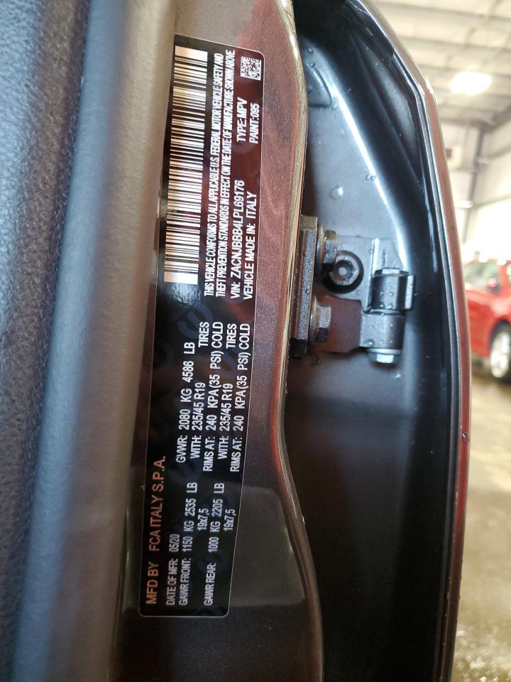2020 Jeep Renegade Latitude VIN: ZACNJBBB4LPL69176 Lot: 84378405