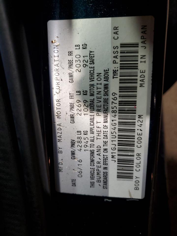 2016 Mazda 6 Sport VIN: JM1GJ1U54G1485769 Lot: 82105845