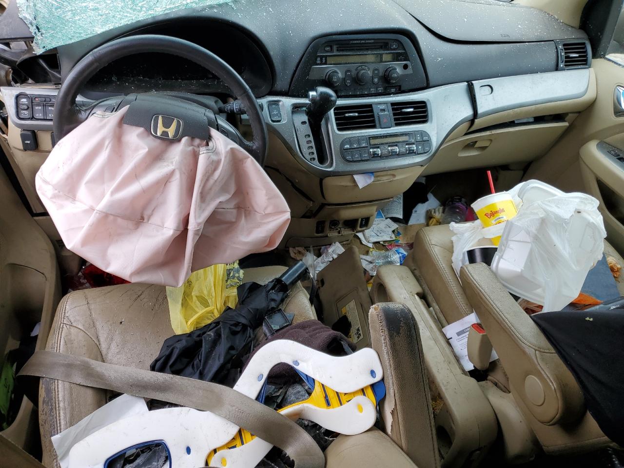 2010 Honda Odyssey Exl VIN: 5FNRL3H61AB076189 Lot: 84396465