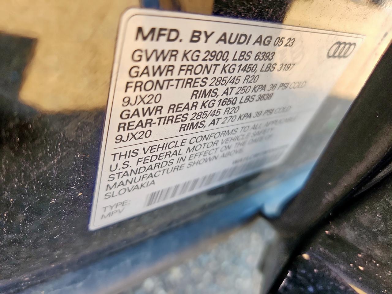 2023 Audi Q7 Premium Plus VIN: WA1LCBF79PD022600 Lot: 80073455