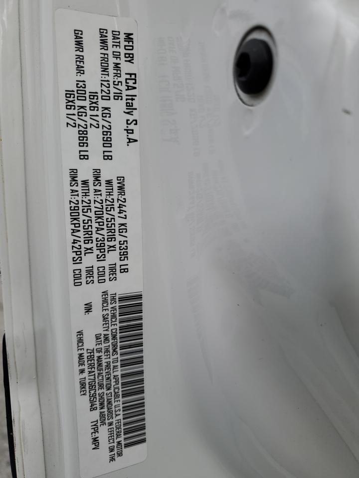 2016 Ram Promaster City VIN: ZFBERFAT7G6C95148 Lot: 81636055