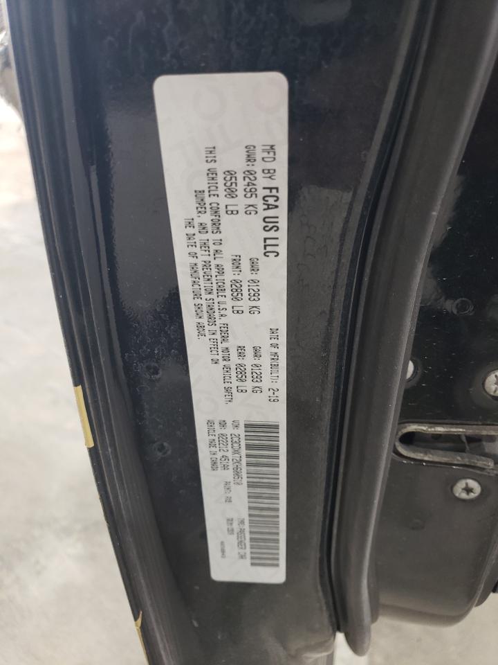 2019 Dodge Charger Police VIN: 2C3CDXKT2KH600510 Lot: 71953615