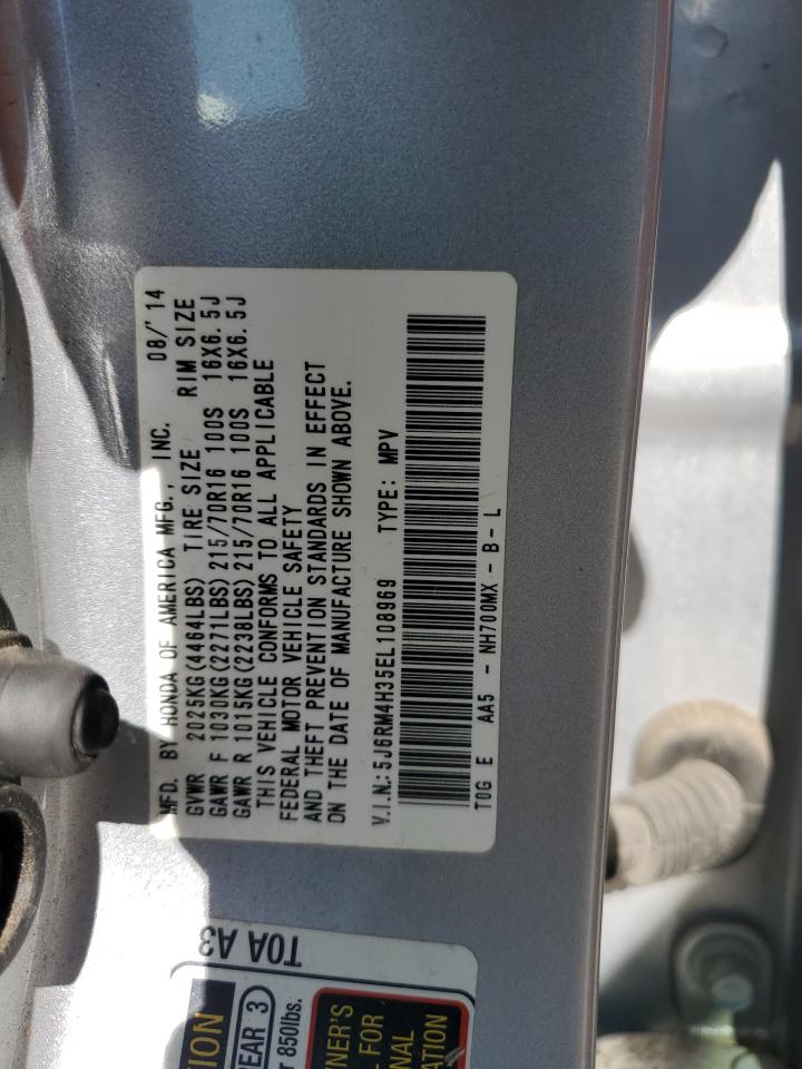 2014 Honda Cr-V Lx VIN: 5J6RM4H35EL108969 Lot: 82143535