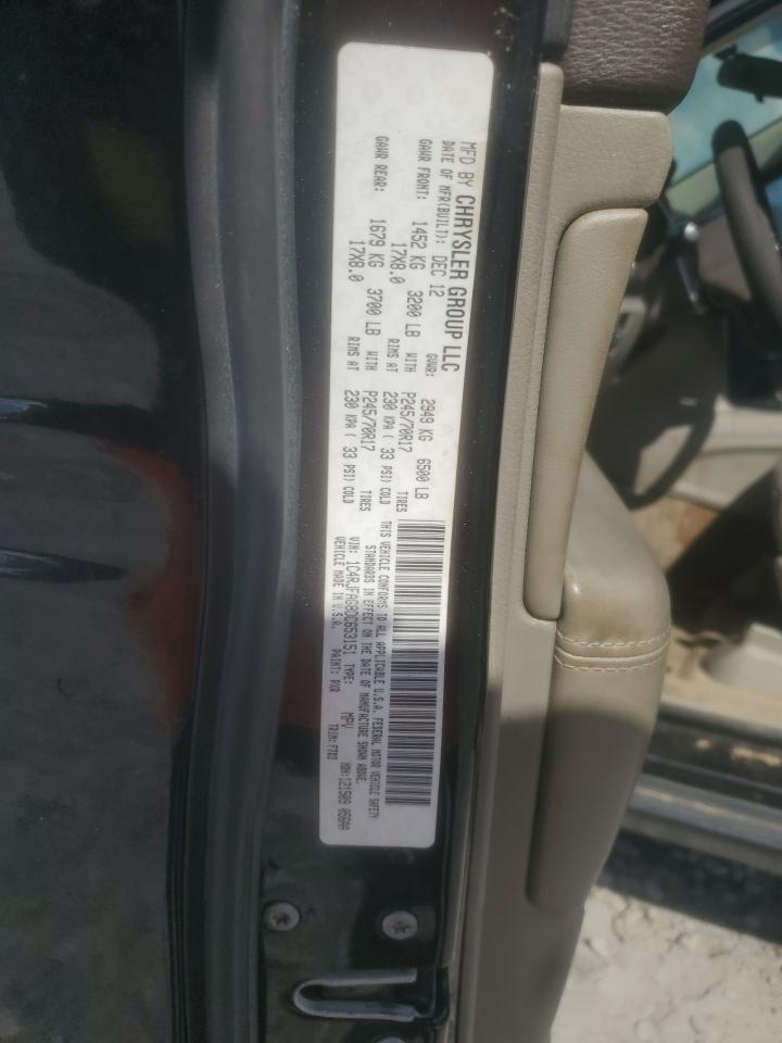 2013 Jeep Grand Cherokee Laredo VIN: 1C4RJFAG8DC653151 Lot: 81863115