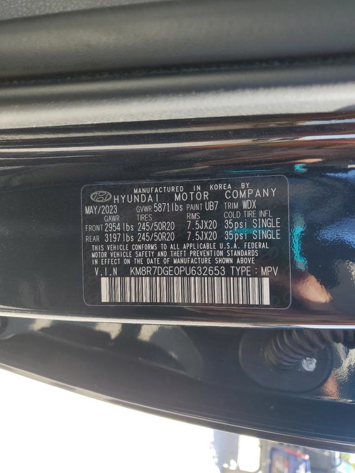 2023 Hyundai Palisade Calligraphy VIN: KM8R7DGE0PU632653 Lot: 71707985