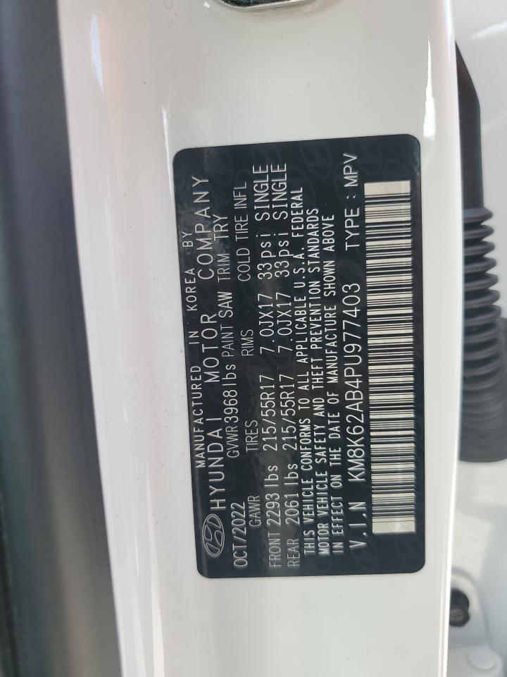 2023 Hyundai Kona Sel VIN: KM8K62AB4PU977403 Lot: 81315845