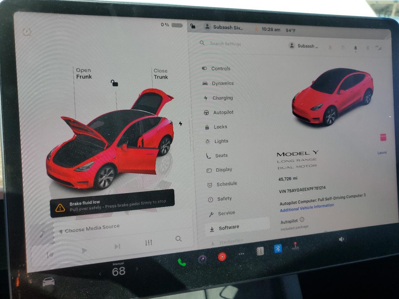 2023 Tesla Model Y VIN: 7SAYGAEEXPF781214 Lot: 83774475