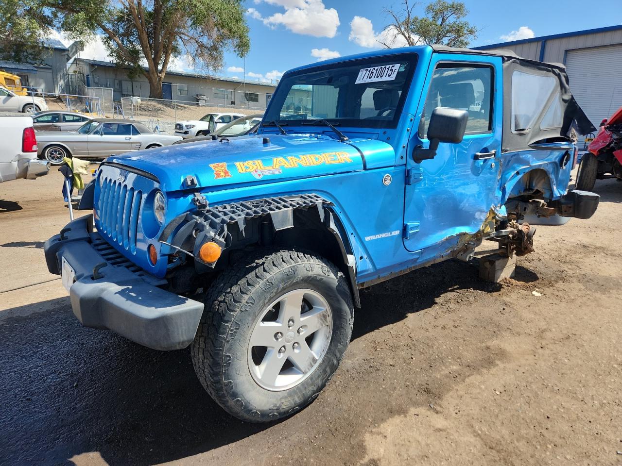 2010 Jeep Wrangler Sport VIN: 1J4AA2D18AL160492 Lot: 71610015