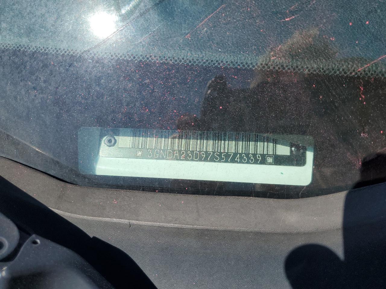 2007 Chevrolet Hhr Lt VIN: 3GNDA23D97S574339 Lot: 71634495