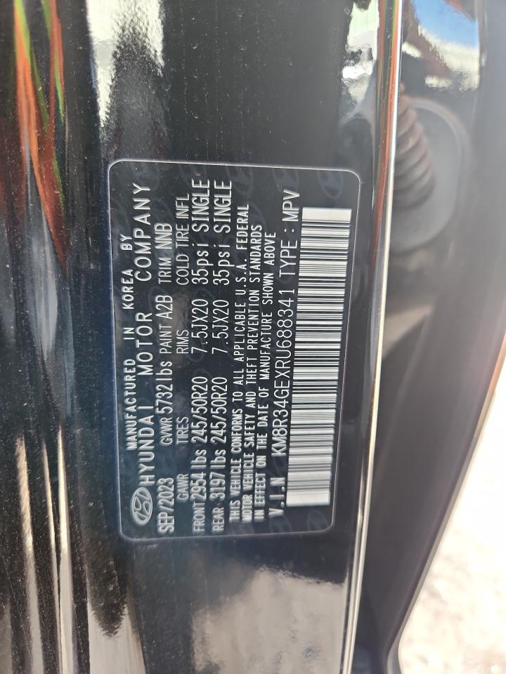 2024 Hyundai Palisade Xrt VIN: KM8R34GEXRU688341 Lot: 71541105